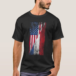 Niederlande Flaggen USA Dut T-Shirt
