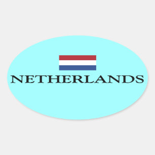 Niederlande Flaggenoval Sticker Nederland Vlag Ova