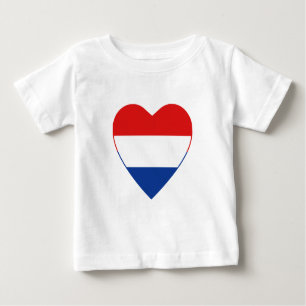 Niederlande Flaggenstaat Herzstück T - Shirt
