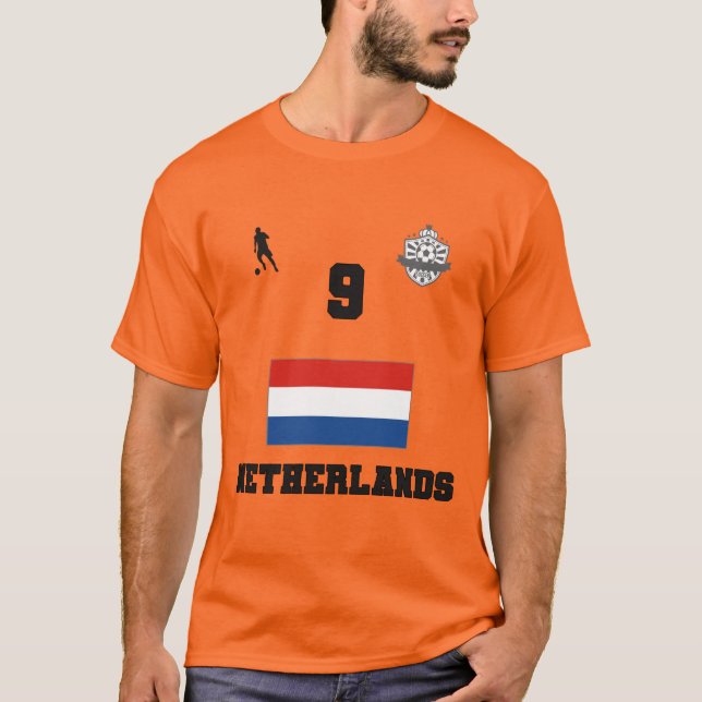 Niederlande Football Fußballnationalmannschaft T - T-Shirt (Vorderseite)