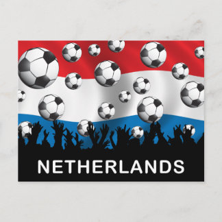 Niederlande Football Postkarte