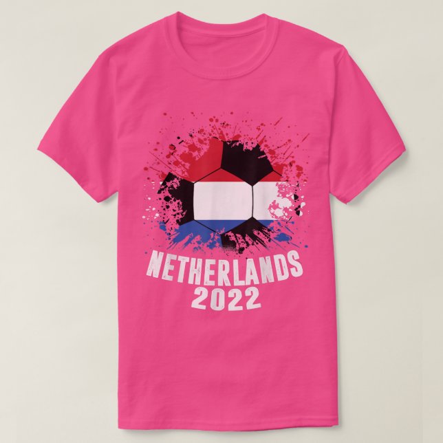 Niederlande Fußball 2022 Holland Flag Soccer T-Shirt (Design vorne)