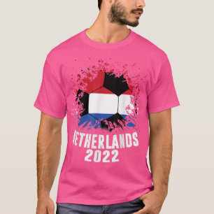 Niederlande Fußball 2022 Holland Flag Soccer T-Shirt
