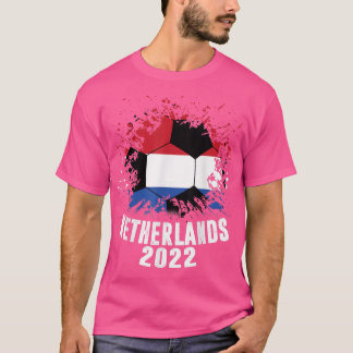 Niederlande Fußball 2022 Holland Flag Soccer T-Shirt