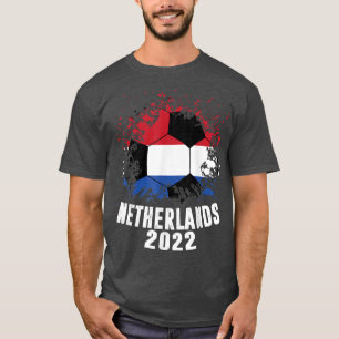 Niederlande Fußball 2022 Holland Flag Soccer T-Shirt
