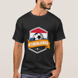 Niederlande Fußball Jersey Niederländische Nationa T-Shirt