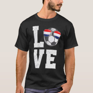 Niederlande Fußball-Liebe Niederländische Flagge T-Shirt