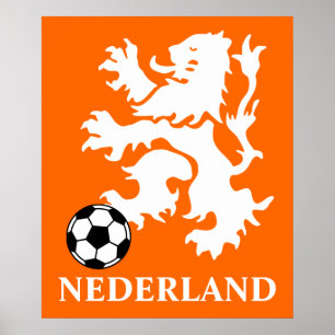 Niederlande Fußball Poster