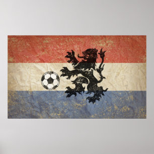 Niederlande Fußball Poster