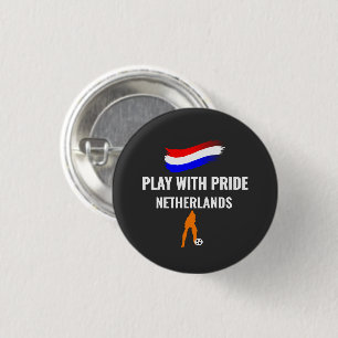 Niederlande Fußball Stolz 2026 Trikot Button