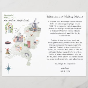 Niederlande Hochzeitstag Begrüßungsreise