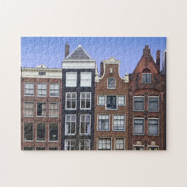 Niederlande Holland Canal Zuhause Puzzle (Horizontal)