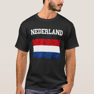 Niederlande Holland Niederländische Flagge Nederla T-Shirt