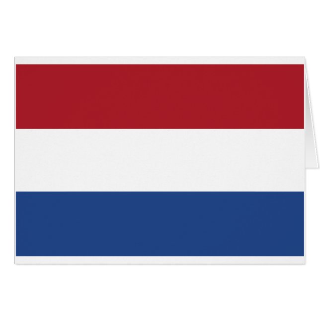 Niederlande Holland Patriotic Pattern (Vorderseite (Horizontal))
