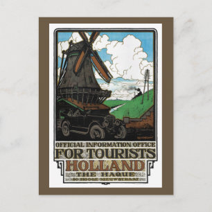 Niederlande Holland Vintage-Reiseposter Restaurier Postkarte