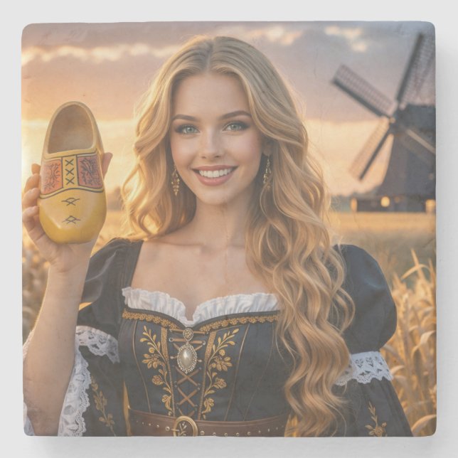 NIEDERLANDE - HOLLÄNDISCH STEINUNTERSETZER (Vorderseite)