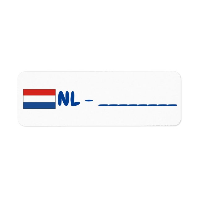 Niederlande id postcrossing (Vorne)