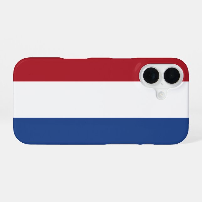 Niederlande iPhone 16 Hülle (Rückseite (Horizontal))