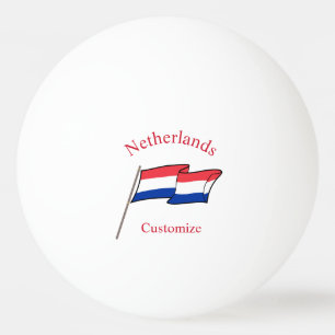 Niederlande Landesflagge Thunder_Cove Tischtennisball