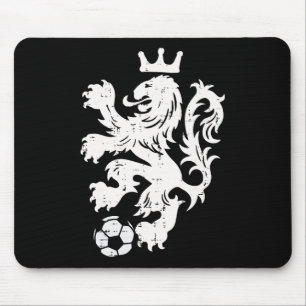 Niederlande Löwe Niederländisch Orange Fußballfan  Mousepad