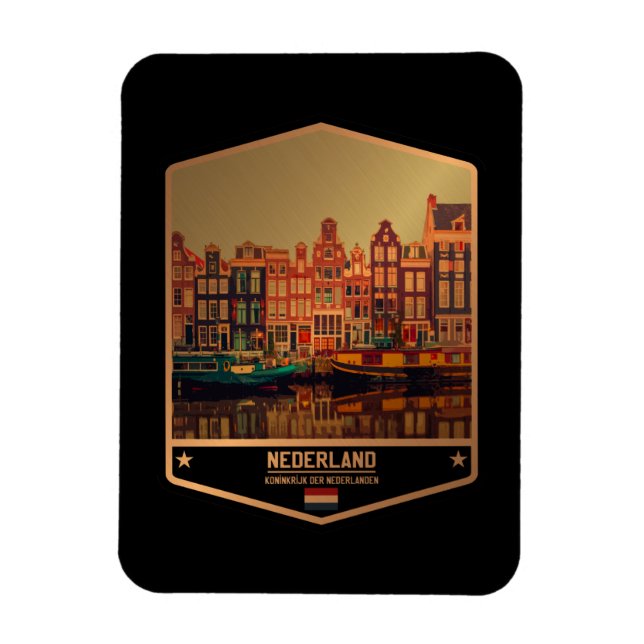 Niederlande Magnet (Vertikal)