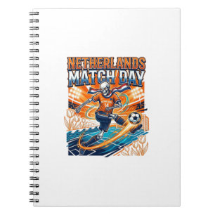 Niederlande Match Day Skeleton Striker Nationen Hi Notizblock