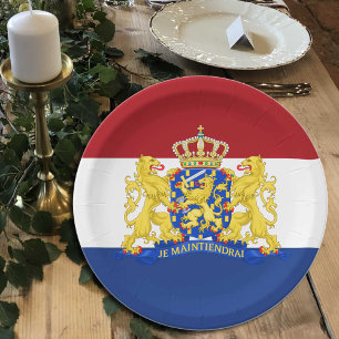 Niederlande, niederländisches Party der niederländ Pappteller