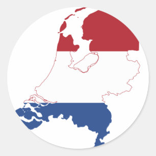 Niederlande NL Runder Aufkleber