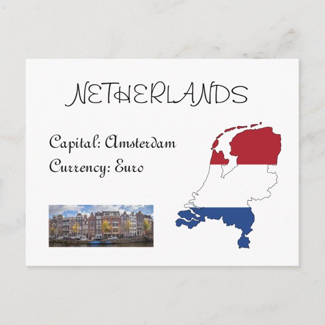 Niederlande Postkarte (Vorderseite)