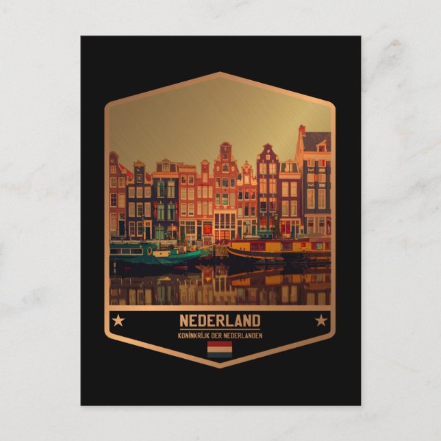 Niederlande Postkarte (Vorderseite)