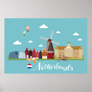 Niederlande Reisen Poster