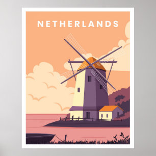 Niederlande Reisen Poster