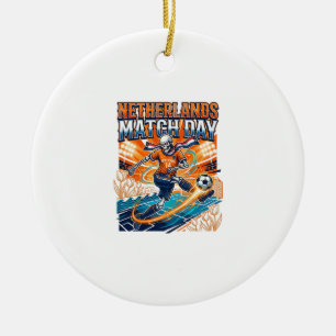Niederlande Spieltag Skelett Stürmer Nationen Hig Keramik Ornament