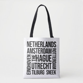 Niederlande Städte Word Art - Amsterdam Reisen