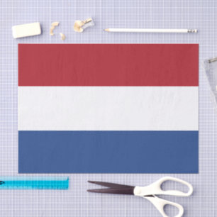 Niederlande-Tissue-Papier, niederländisches Flagge Seidenpapier