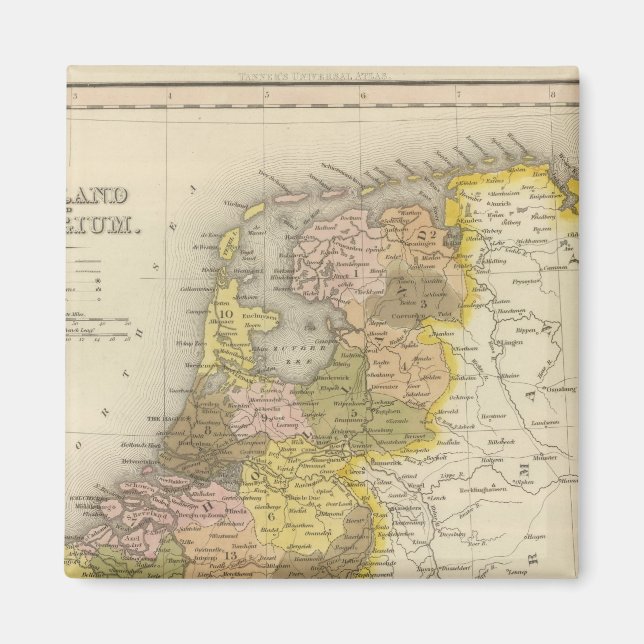 Niederlande und Belgien 2 Magnet (Vorne)