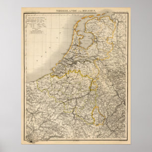 Niederlande und Belgien 2 Poster