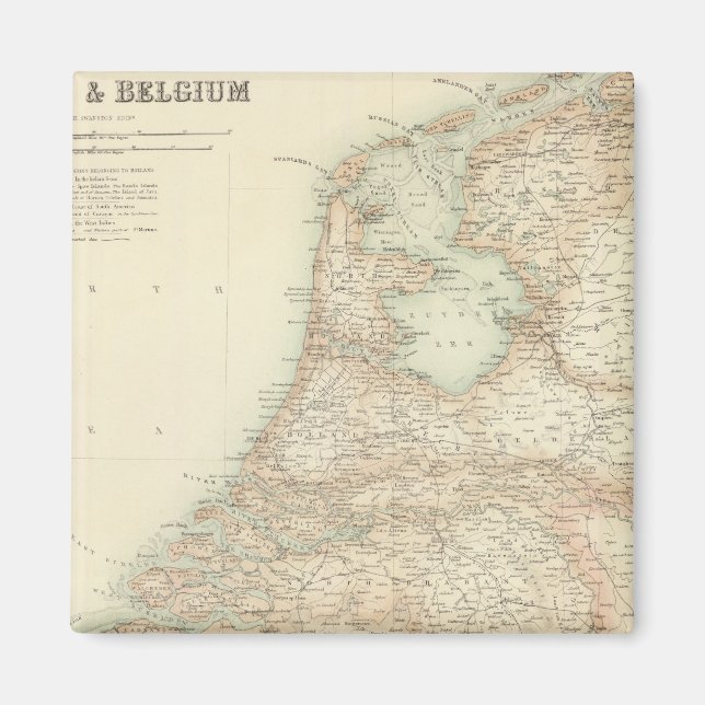 Niederlande und Belgien 3 Magnet (Vorne)