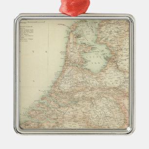 Niederlande und Belgien 3 Silbernes Ornament