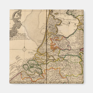 Niederlande und Belgien Magnet