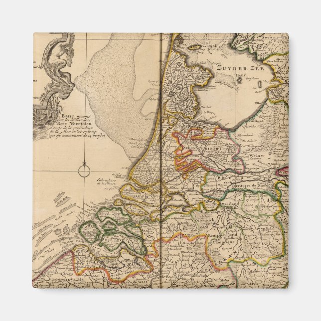 Niederlande und Belgien Magnet (Vorne)