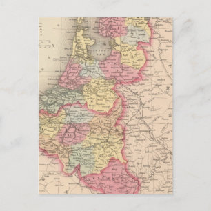 Niederlande und Belgien Postkarte