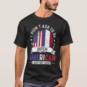 Niederlande - USA Flaggen Niederlande F T-Shirt