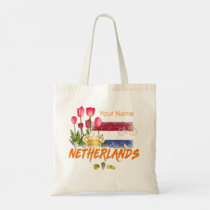 Niederlande Vintag Holland Flag und Niederländisch Tragetasche