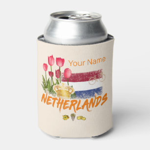 Niederlande Vintage Holland-Flagge und niederländi Dosenkühler