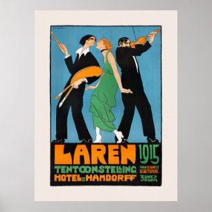 Niederlande Vintages Werbeplakat Laren 1915 Poster