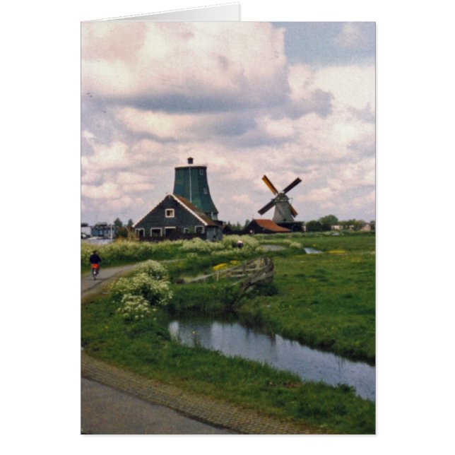 Niederlande Windmill Card (Vorne)