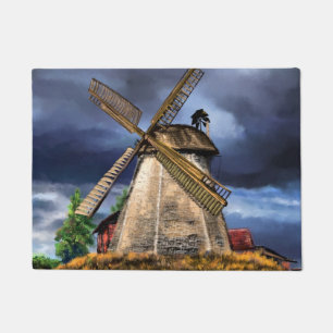 Niederlande Windmill Doormat Fußmatte