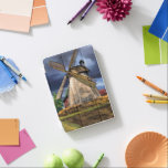 Niederlande Windmill iPad Air Cover<br><div class="desc">iPad Air Cover mit schöner niederländischer Windmühle Landschaft - Zeichnend Art Dutch Nature Holland Mill - Wählen / Fügen Sie Ihren einzigartigen Text / Namen - Make Your Special iPad Air Covers Gift - Neu formatieren und verschieben oder entfernen und hinzufügen / Elemente / Bild mit Anpassungstool ! - Zeichn...</div>