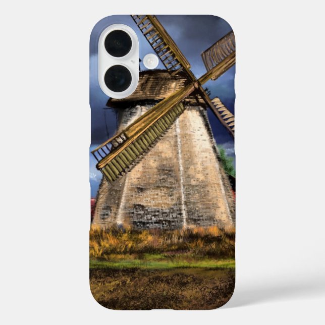 Niederlande Windmill iPhone Case (Rückseite)